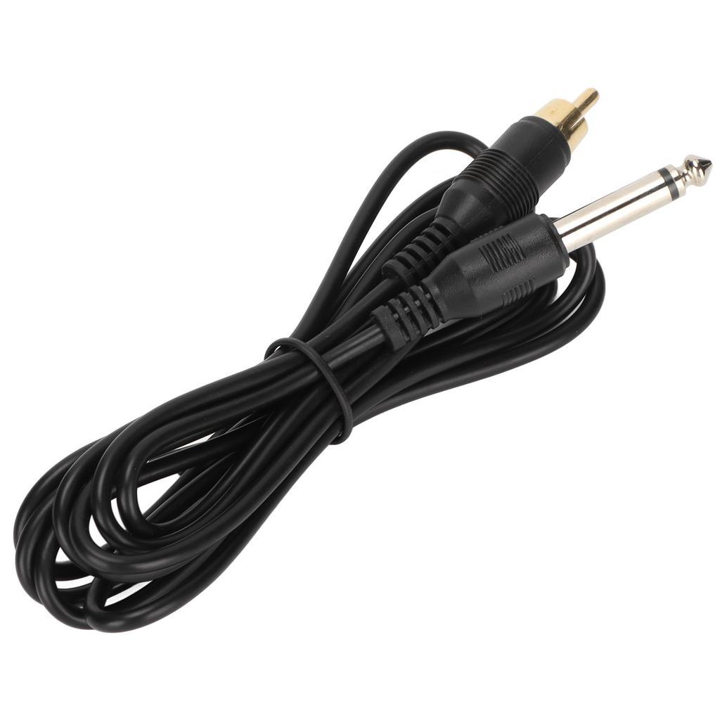 2m RCA Interface Tattoo Clip Cable Tattoo Machine Power Supply Connector Durable PVC Cord
