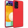 Case - BOOLING - for Samsung A52 - Red - Flexible - Anti-Scratch - Shockproof