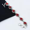 Natural Red Coral Gemstone Handmade 925 Sterling Silver Bracelet, Red Coral Bracelet For Wife , Unisex Bracelet, Anniversary Gift