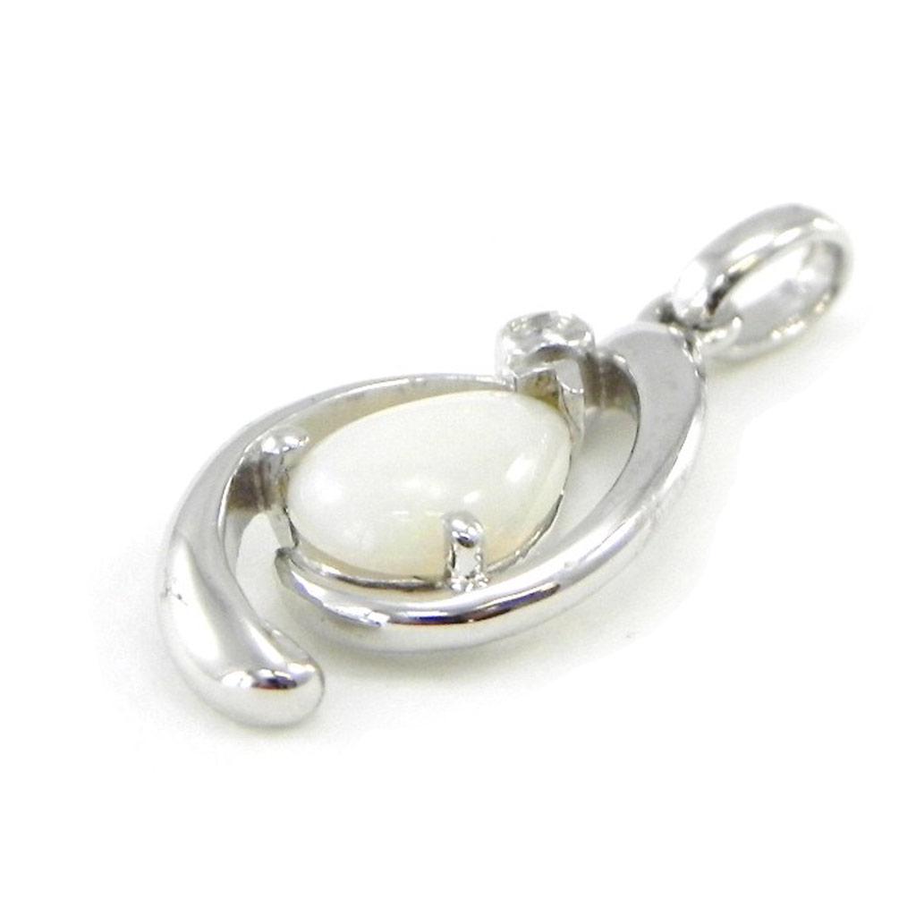 Les Trésors De Lily [I8871] - Artisan Silver Pendant 'Goddess Opal' Silver White (rhodium-plated) - 18x10 Mm