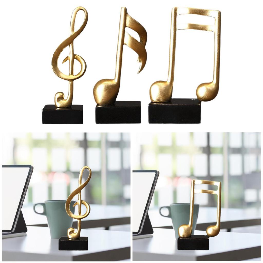 Music Note Sculpture Simple Table Centerpiece for Entrance Cabinet Bookshelf