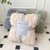 Soft Coral Fleece Blanket Cozy Throw Blanket For Sofa Bed Travel All Season Lightweight Flannel Blanket Pet Blanket Home Decor