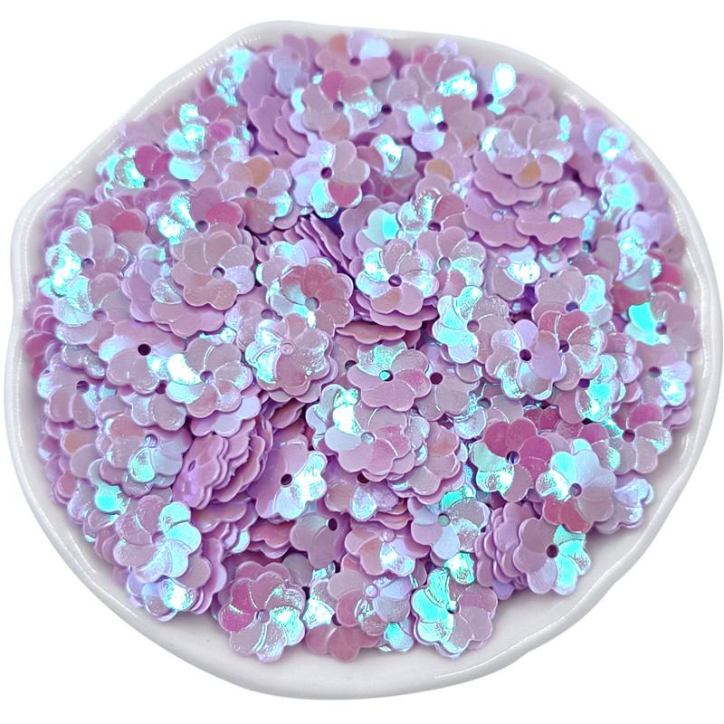 Пайетки из бисера Волшебные цветные пайетки ПВХ-нашивка ПВХ-пайетки Блестки трехмерные пайетки Симфония Полые пайетки бусины нашивка