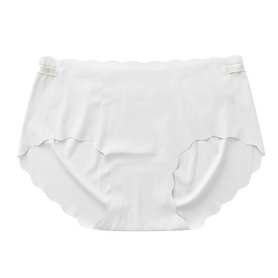 Women Underpants Seamless Solid Color Ice Silk Soft Breathable Quick-drying Low Waist Moisture-wicking Elastic Lady Briefs Sports Panties