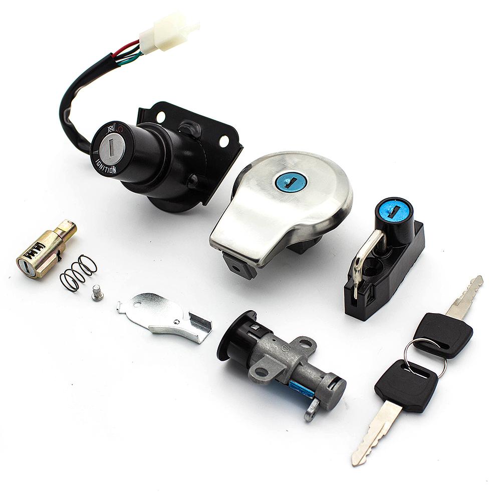 Motorcycle Ignition Switch Lock Fuel Gas Cap Cover Keys For Yamah Virago XV125 XV250 XV535 XV 125 250 535