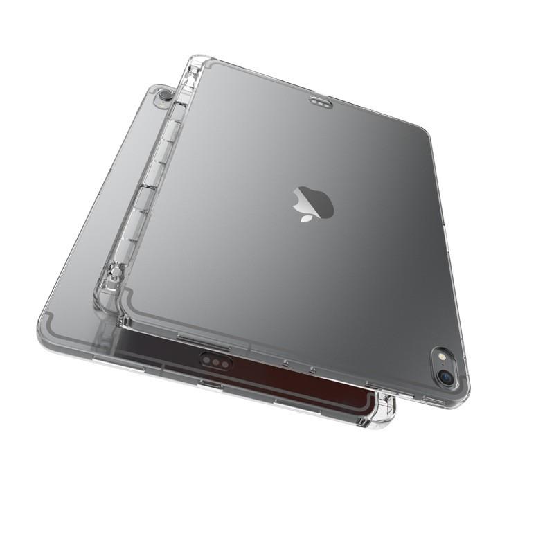 Transparent Shockproof IPad Case With Pen Slot 8th Gen Air 4 10.9 Inch 10.2 Magnetic Charging Compatible