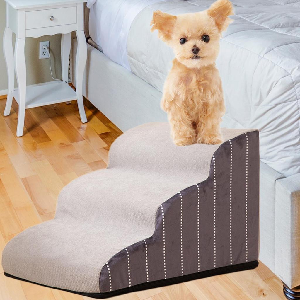 Cozy Pet Steps for Dogs and Cats - Portable Ramp with Washable Cover