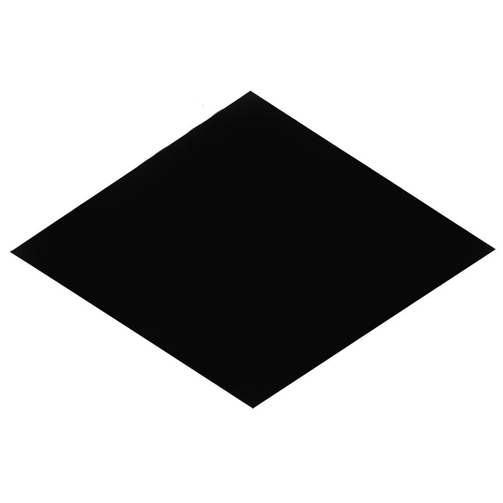 Acrylic Rhombic Mirror Wall Sticker Black Self Adhesive Mirror Tile  Home Wall