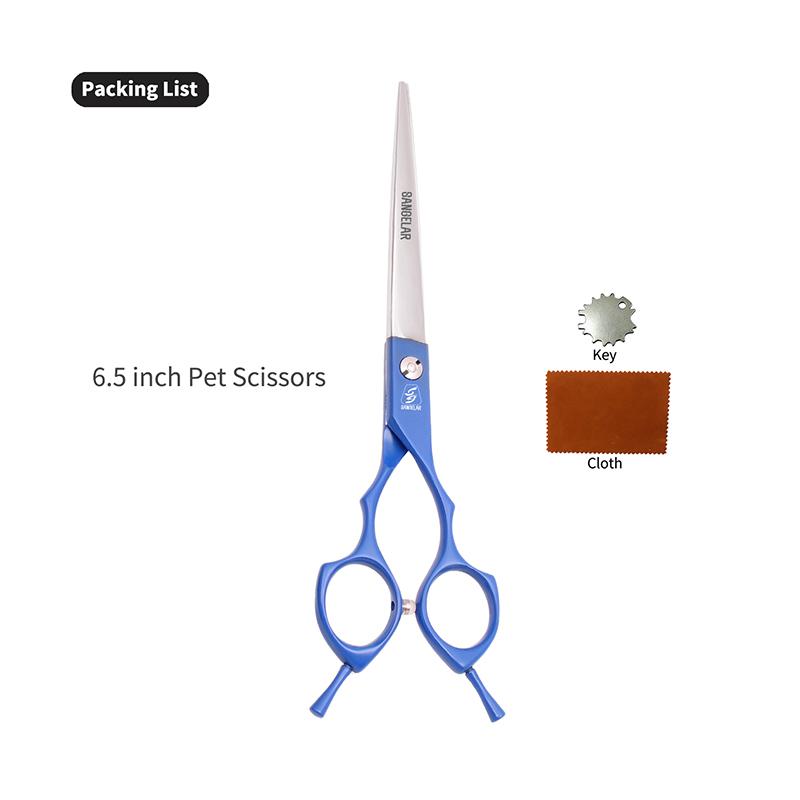 SANGELAR 6,5-дюймовые ножницы для стрижки домашних животных, ножницы для собак, инструменты для ухода за животными, кошками, ножницы для ухода за домашними животными, инструменты для ухода за шерстью домашних животных