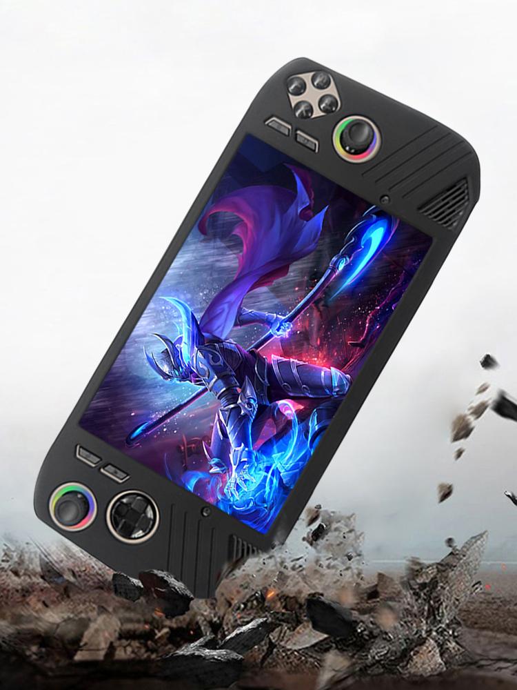 Для портативной консоли MSI Claw 8AI Силиконовый чехол Защитный чехол от падений Чехол-защита Полностью защитный корпус Игровые аксессуары