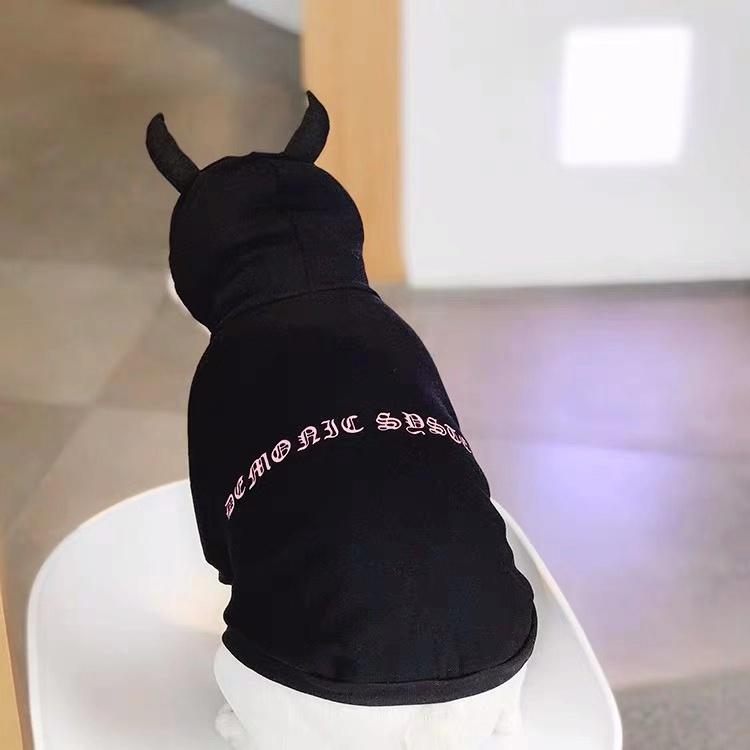 Cosplay Dog Hoodie Pet Devil Clothes Coat For Small Medium Large Dogs French Bulldog Schnauzer Corgi Teddy Jacket Costume WSC01
