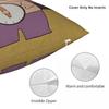 Stylish Home Buriburizaemondecor Pillowcase Stuff Anime Cartoon Pillow Covers Zippered Multi-Size