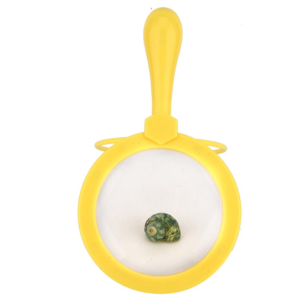 Пластиковая ручная детская лупа 3X с подставкой, детские развивающие игрушки