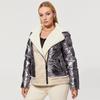 Astrid Women Parkas Plus Size Thick Cotton Warm Short Jacket Hooded Leather Bio Fleece Coat