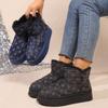 Женская обувь 2024 Новые зимние теплые ботинки на толстой подошве Модные удобные ботинки на платформе Роскошные зимние ботинки Женские ботинки