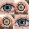 1Pair Korean Lenses Color Contact Lenses For Eyes Borwn Eyes Makeup Beauty Blue Eye Contacts Gray Pupils Green Lenses