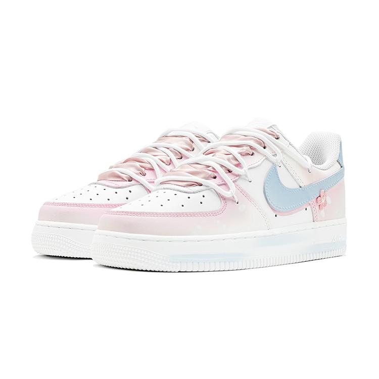Nike Кроссовки Nike Air Force 1 Low Skateboard Shoes GS Сине-розовые DH2920-111(TeamS-S-BOX)
