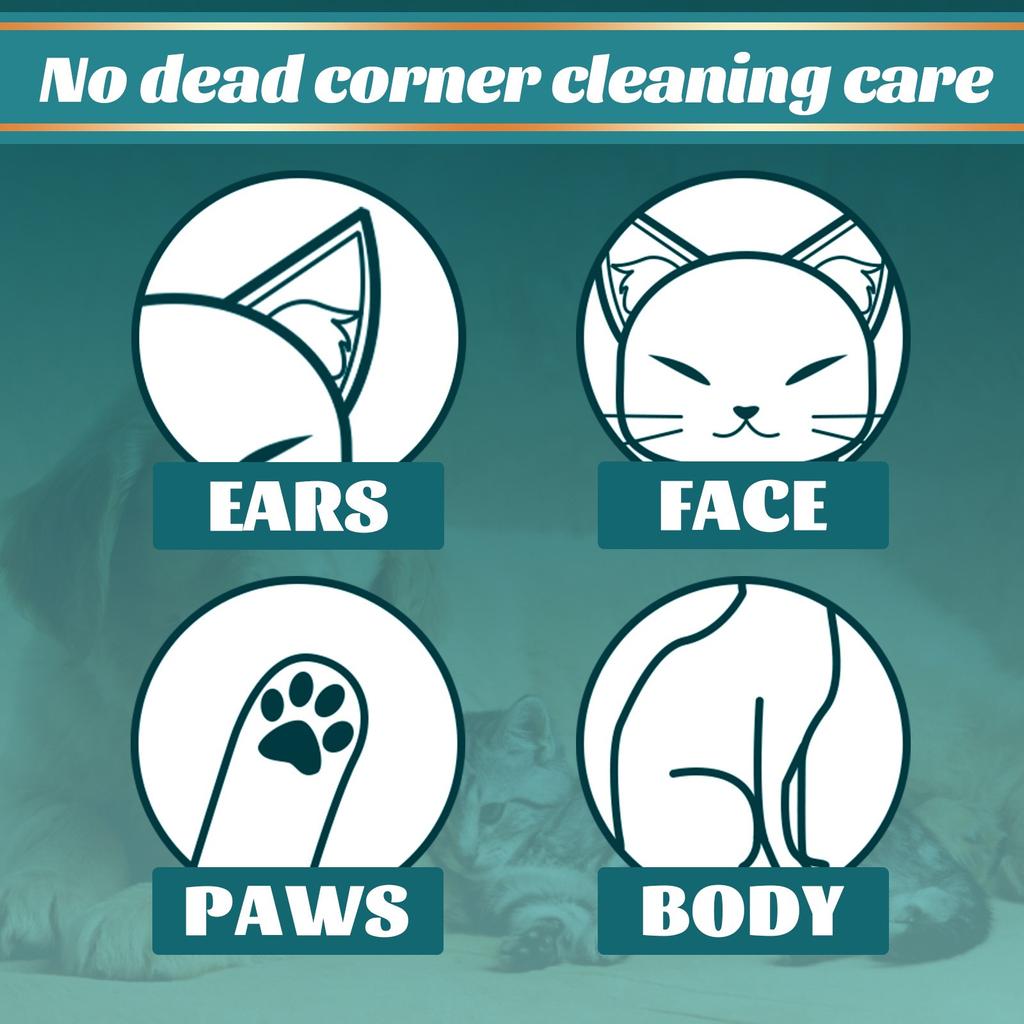 Pet Cleaning Gloves - Cleaning Duster Gloves Disposable Non-woven Cleaning Gloves Cleaning Products2pcs/10pcs 25ml