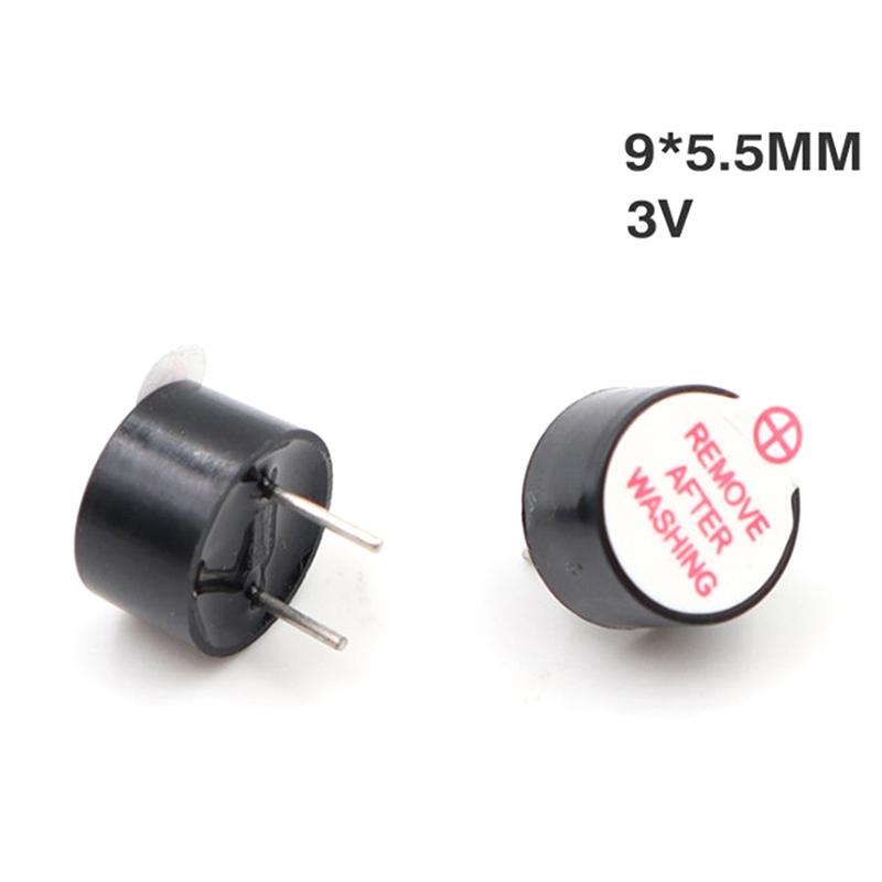 10 шт. 3 В 5 В 12 В активный зуммер магнитный длинный непрерывный звуковой сигнал новый и оригинальный