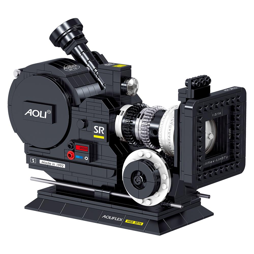 Классическая цифровая камера Модель Мини Кирпичные игрушки для мальчиков Взрослый Сборка Дизайн Блочные наборы Классическая коллекция Проектор Подарок на вечеринку