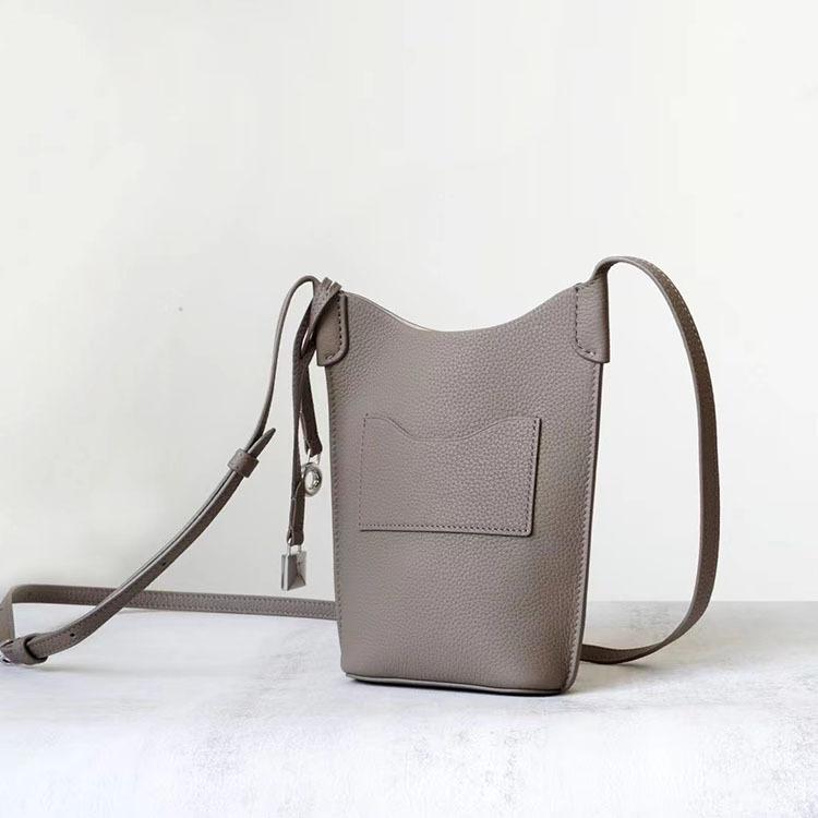 High End +New Mobile Phone Bag With Genuine Leather Top Layer And Cowhide Casual Commuting Versatile Fashion Single Shoulder Crossbody Bag