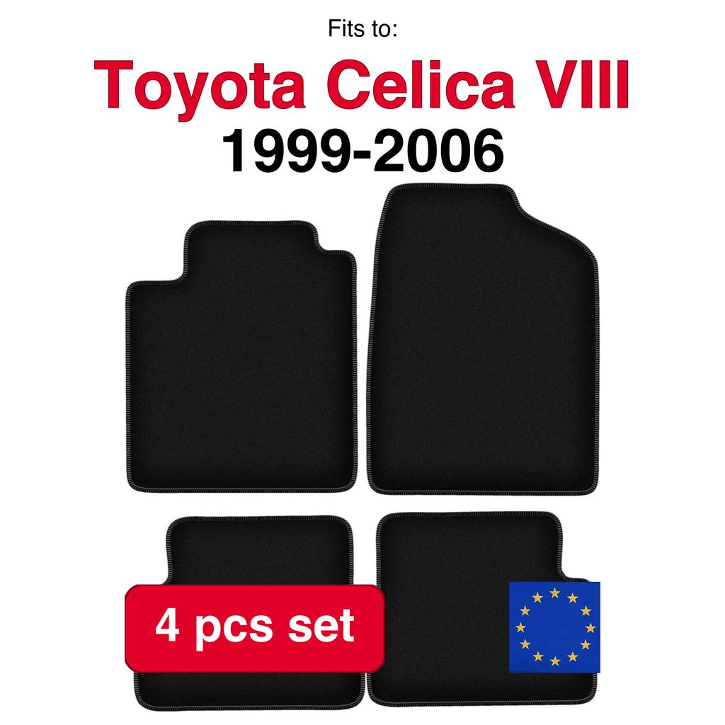 Basic Velour Car Mats, For Toyota Celica Viii Coupe (1999-2006)