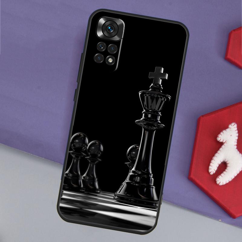 Chess Pieces Funda For Xiaomi Redmi Note 13 14 Pro 12 11 9 10 9S 10S 11S 12S Redmi 14C 10C 12C 13C Case