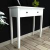 VidaXL Console and Dressing Table with 2 Drawers White