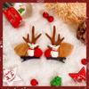 2Pcs Hair Accessories Christmas Hair Clips Kawaii Cartoon Barrettes Hair Pin Elk Ear Hairpin  Party