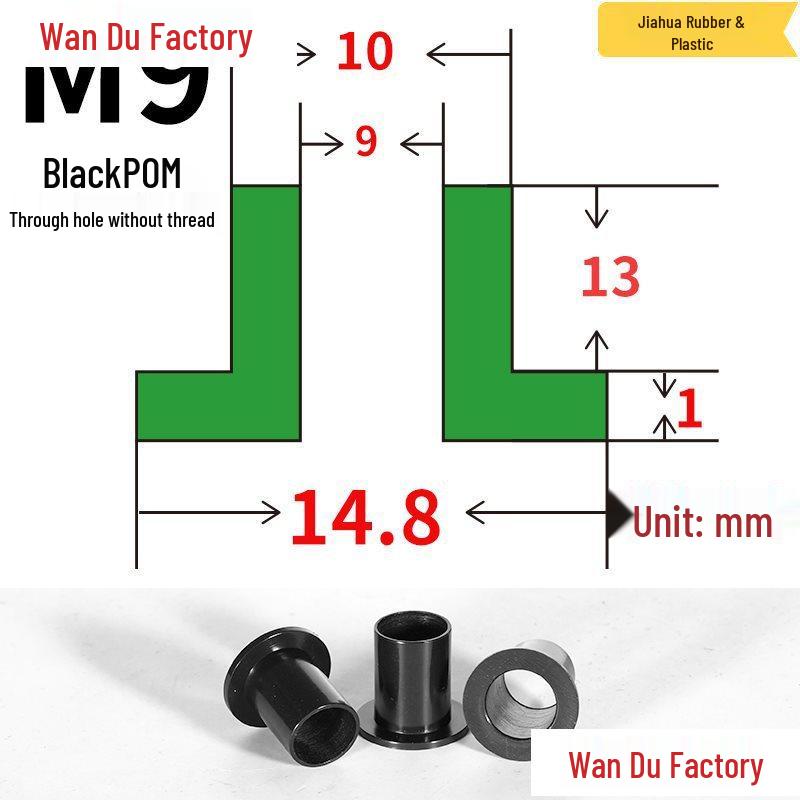 T-Shaped Nylon Insulating Bushing Spacer for M3-M35 Threads