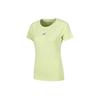 Round Neck Pullover Moisture Wicking Quick Dry Short Sleeve T-Shirt Women Tops Yellow 2012C725-750
