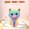 Очаровательная плюшевая игрушка Радужный кот - Подарок на день рождения котенка