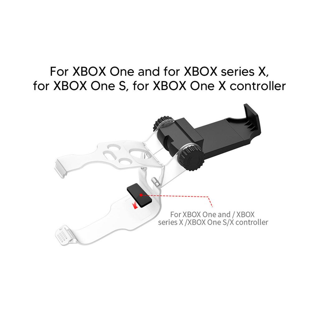Controller Phone Holder Foldable Adjustable Angle Universal Gamepad Phone Mount Clip for XBOX One