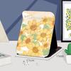 Floral Vanity Mirror Standing Compact Mirror Portable Desktop Makeup Mirror  for Student Dormitory