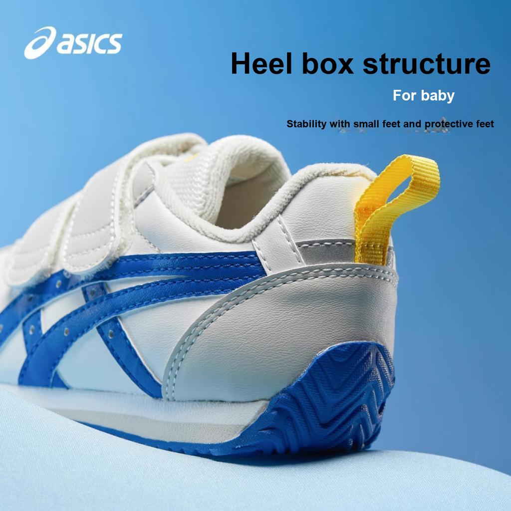 Asics Cotla Comfortable Versatile Non-Slip Low-Top Kids Casual Shoes Kids Casual Shoes White Blue 1144A425-101