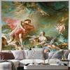 Винтажный Гобелен Настенный Декор Искусство Ренессанса Библейская Сцена Домашний Декор Спальня Гостиная Эстетичное Настенное Искусство