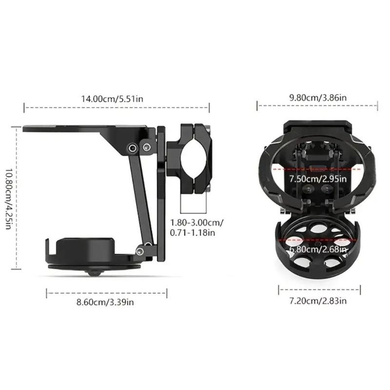 1Pcs Foldable Motorcycles Water Cup Holder Bracket Adjustable Bottle Accessory for Outdoor Cycling