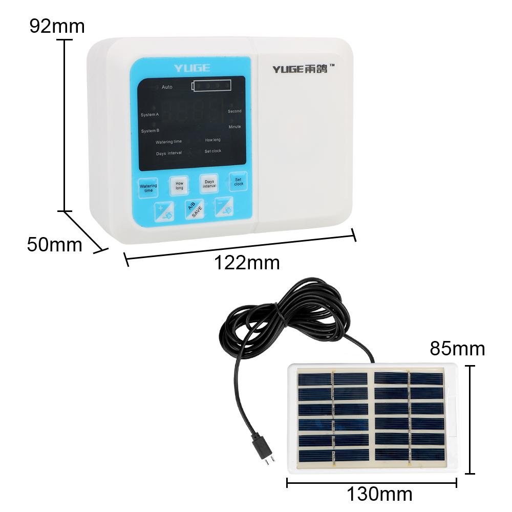Двойной контроллер насоса, система таймера, интеллектуальный садовый инструмент, автоматическое устройство для капельного орошения на солнечной энергии, садовое устройство