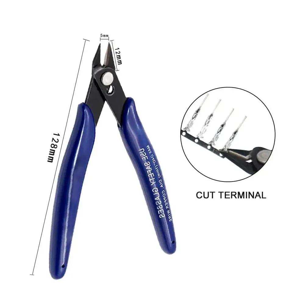 1 шт. 170 Универсальные плоскогубцы DIY Электронные диагональные бокорезы Кусачки для проволоки Кабелерез Детали для 3D-принтера Ручные инструменты