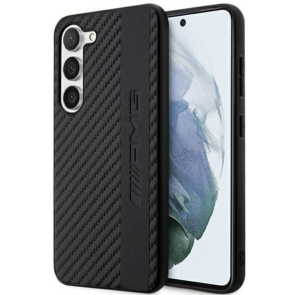 Etui do Samsung Galaxy S23 Plus AMG Carbon Stripe Embossed Czarny