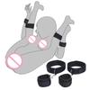 SM Hand and Leg Straps Adult Sex Toys Black Hand and Leg Cuffs Sm Handcuffs Ankle Cuffs Alternative Toys Sex Toy for Couples
