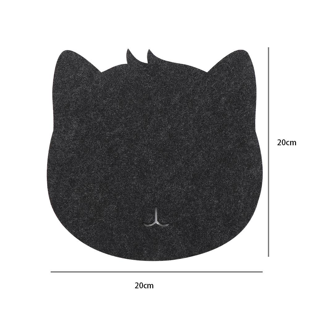 Thicken Cat Shaped Cloth Cute Optical Universal Pad Mouse Mat for Computer Cat Design