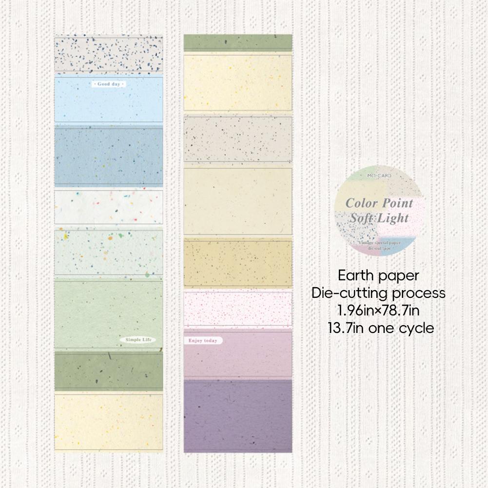 5×200cm Paper Manuscript Series Vintage Lace Plaid Landscape Washi Tape DIY Scrapbook Journal Decorative Stationery Tape