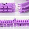 Grooming Tunnel Cat Self Groomer for Cardboard Boxes, DIY Brush Toy Ring, Hands-Free Massage Comb House Door Hole Teeth