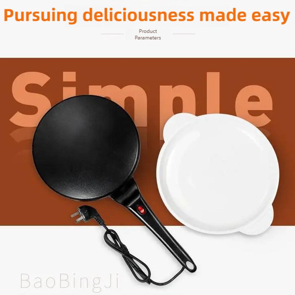 Electric Crepe Maker Cake Maker Machine Breakfast Pizza Baker Pancake Baking Pan Non-Stick Pan Chinese Spring Roll Cooking Pan