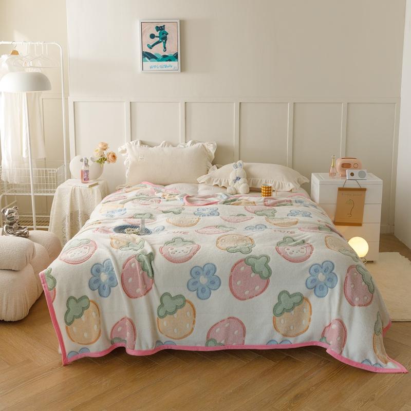 Мультяшный кролик, цветочный романтический узор с сердечками, одеяло, мягкое, легкое, теплое, уютное, плюшевое одеяло для постельного белья, дивана, подарка