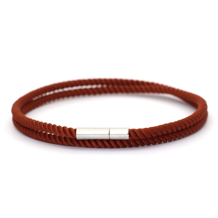 Новый красный браслет женский двухслойный миланский канат из нержавеющей стали магнитная застежка спортивный браслет мужской манжета ювелирные изделия