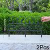 2 шт. Ограждение Барьер Ржавчиноустойчивый Ландшафтный Декоративный Защита от Животных Пластиковый Гибкий Домашний Двор Декор Садовое Окантовочное Ограждение
