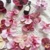 10 шт. Искусственные Цветы Фаленопсис из Искусственного Шелка, Головки Орхидей для Свадебного Цветочного Букета, Декор, Поделки DIY