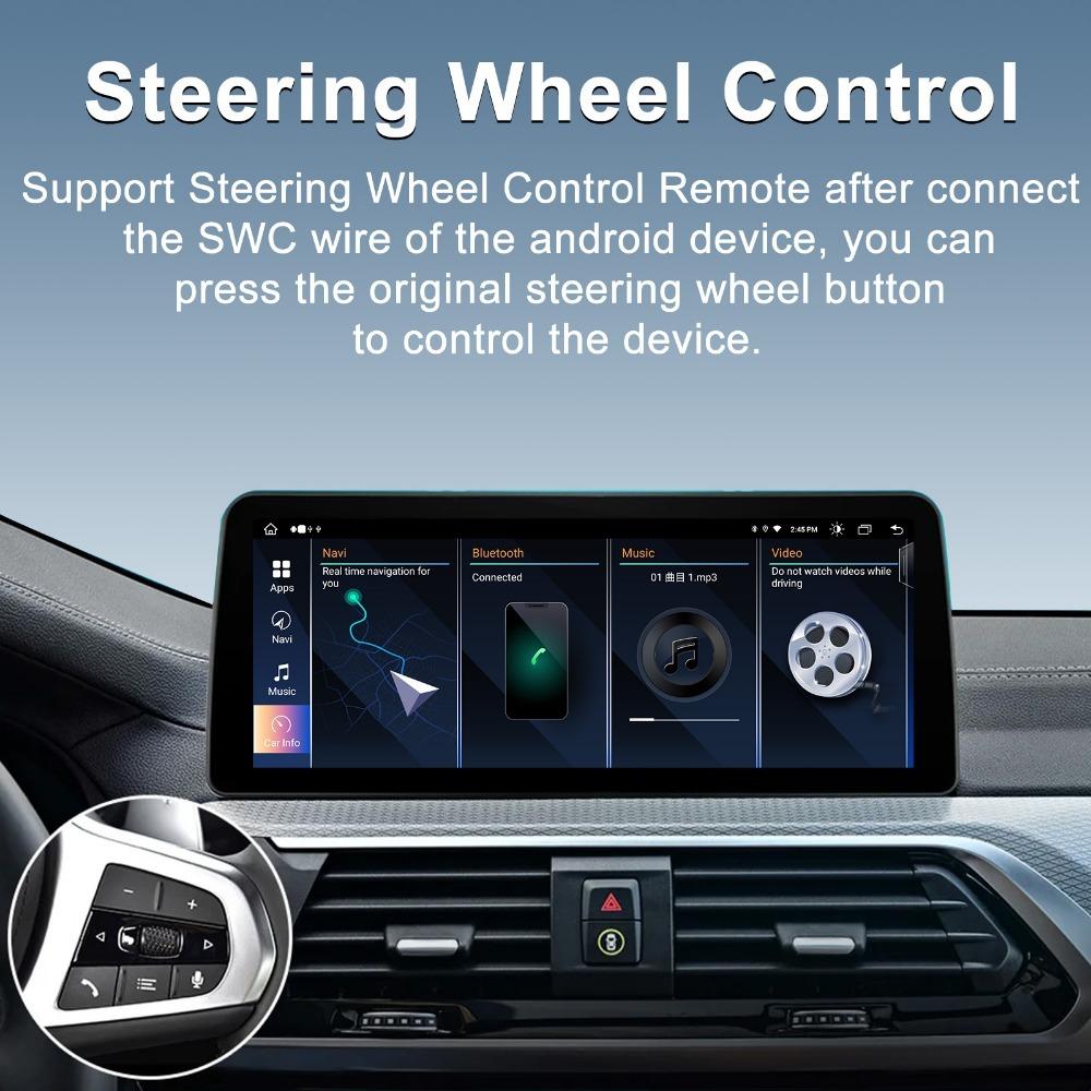 12,3-дюймовый Carplay автомобильный радиоприемник мультимедийный плеер для BMW X5 X6 2008-209 CIC система дисплей экран Bluetooth